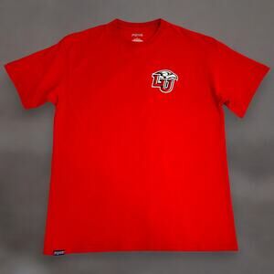 Liberty Flames Mens L Shirt Front and Back Print JanSport Liberty U 1971